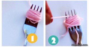 آموزش ساخت پادری با توپک های کاموایی