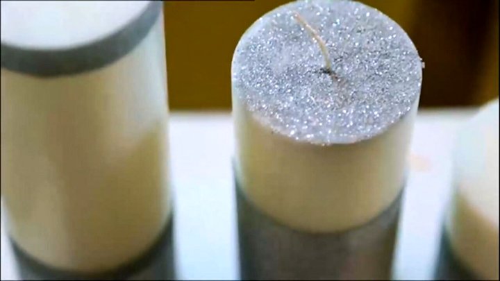 آموزش تزئین شمع‌های قالبی + فیلم