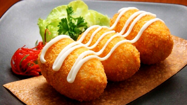 طرز تهیه ساندویچ کراکت مرغ + فیلم