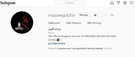 مرجانه گلچین در غم از دست دادن مادرش به سوگ نشست