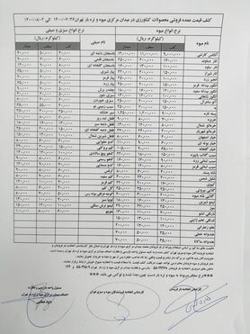گران شدن گوجه تکذیب شد + قیمت روز میوه و تره‌بار