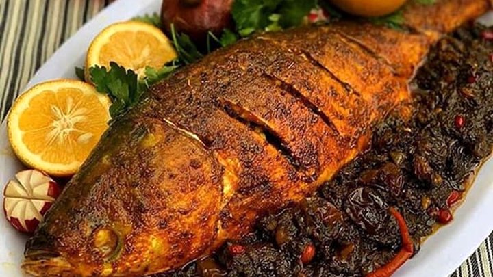 طرز تهیه ماهی شکم پر + فیلم