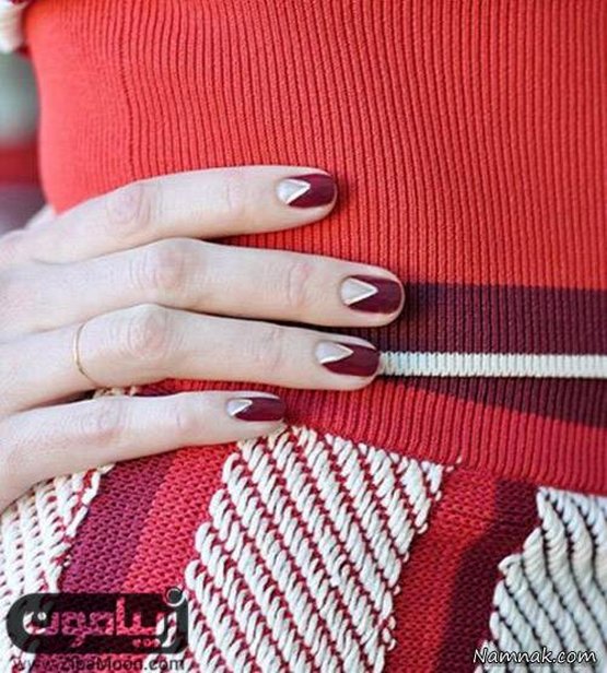 طراحی ناخن پاییزی شیک