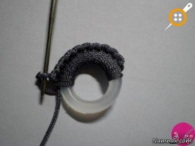 آموزش تصویری کیف حلقه بافی