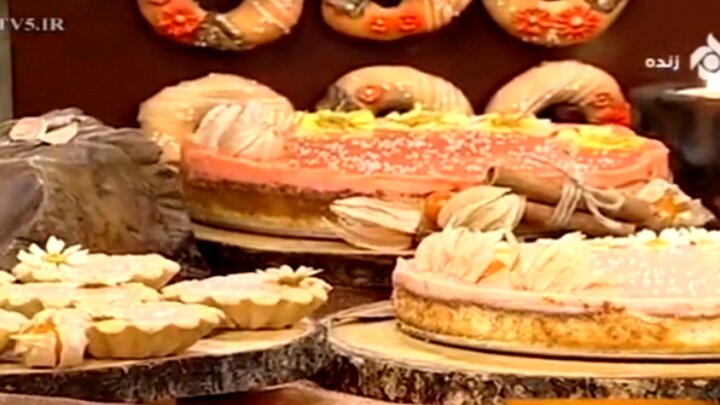 طرز تهیه چيز كيك فانتزی + فیلم