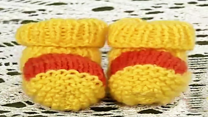 آموزش بافت پاپوش نوزادی + فیلم