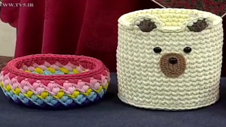 بافت سبد تریکو+ فیلم