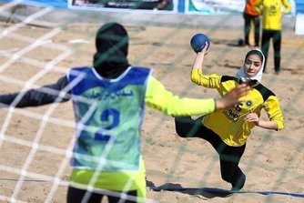 قهرمانان مسابقات هندبال ساحلی بانوان معرفی شدند