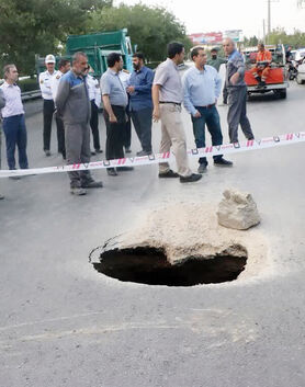 دست انتقام طبیعت روی گلوی اصفهان
