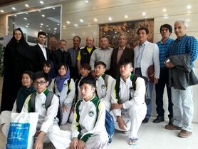دیدار تیم ملی کاراته کشور ماکائو با رئیس هیات و اداره امور ورزش کارگران استان اصفهان