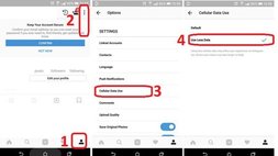 مصرف کمتر اینترنت توسط اینستاگرام