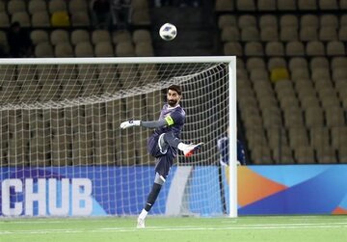 عکس| جمله فلسفی بیرانوند پس از تساوی مقابل استقلال