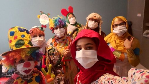 قاصدان شادی بر بالین کودکان بیمار