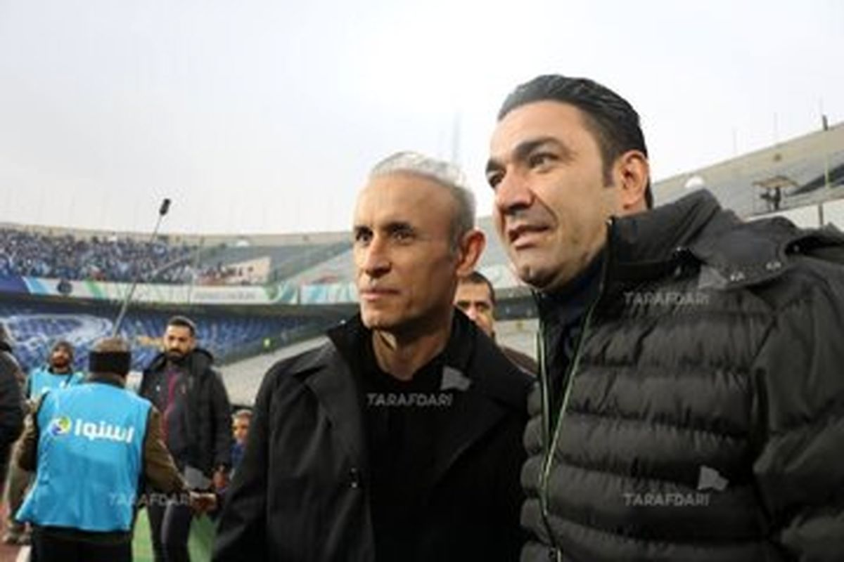 عکس| نکونام با مشت‌های گره کرده به دنبال یحیی