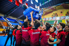 برگزاری مسابقات فوتسال جام عیدانه در روستای نشلج کاشان