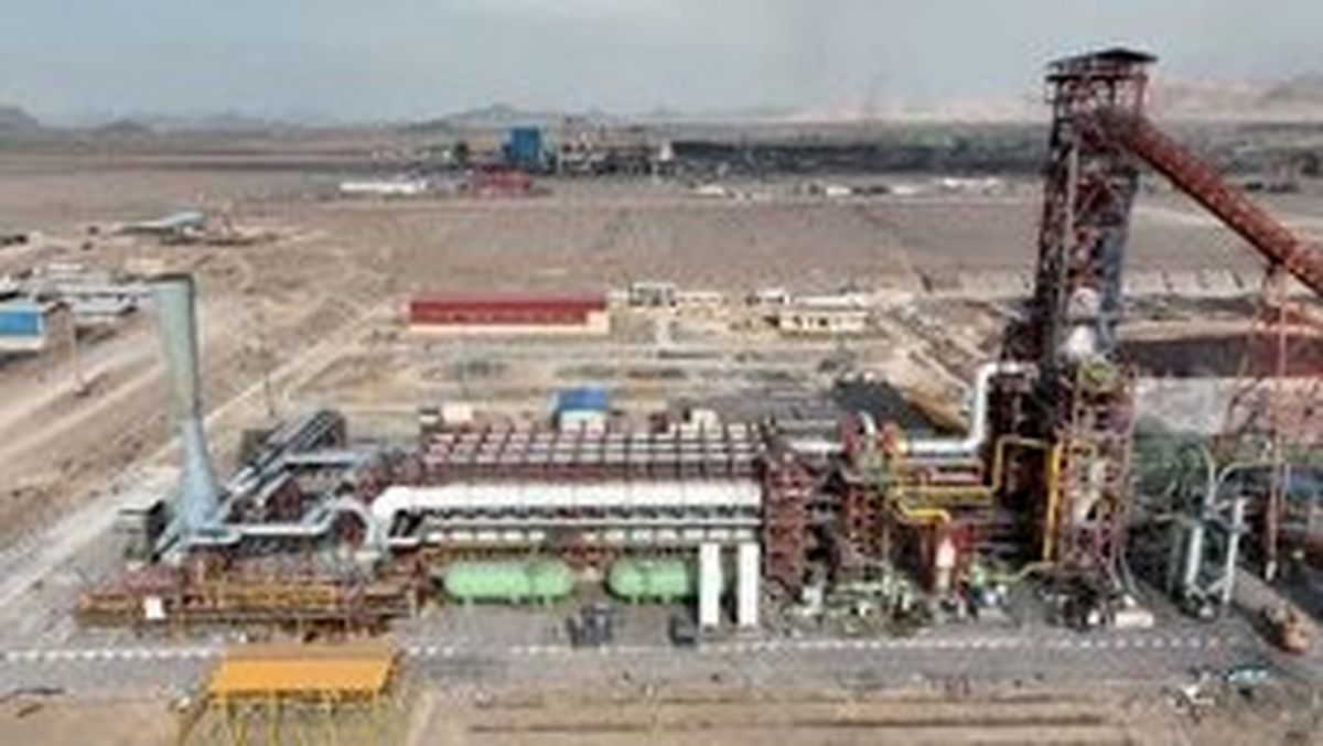 پیشرفت حدود ۲۴ درصدی کارخانه آهن اسفنجی بافق