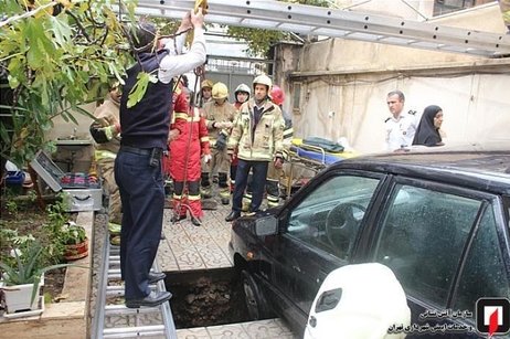 حیاط خانه صاحبخانه را بلعید