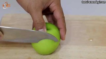 آموزش تزیین سیب به شکل جغد برای شب یلدا + فیلم