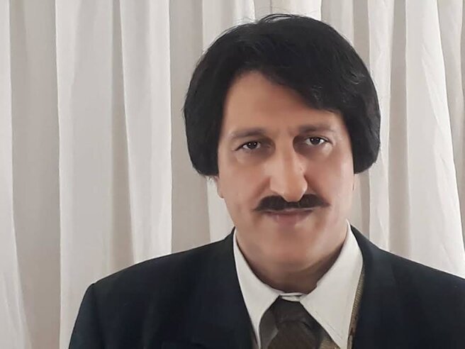  چهره متفاوت بیژن بنفشه‌خواه با چشم بسته و جراحی شده