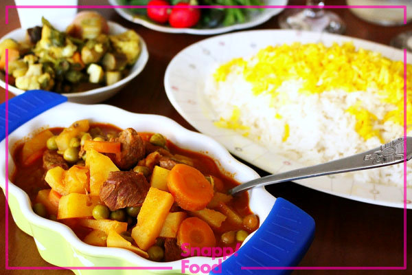 طرز تهیه خورش نخود فرنگی به 3 روش خوشمزه با گوشت