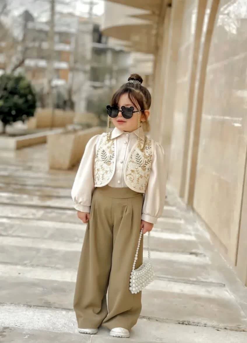 50 مدل لباس عید ۱۴۰۴ دخترانه بچه گانه