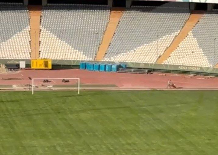 مهمانی سپاهان در روز گشایش ورزشگاه آزادی