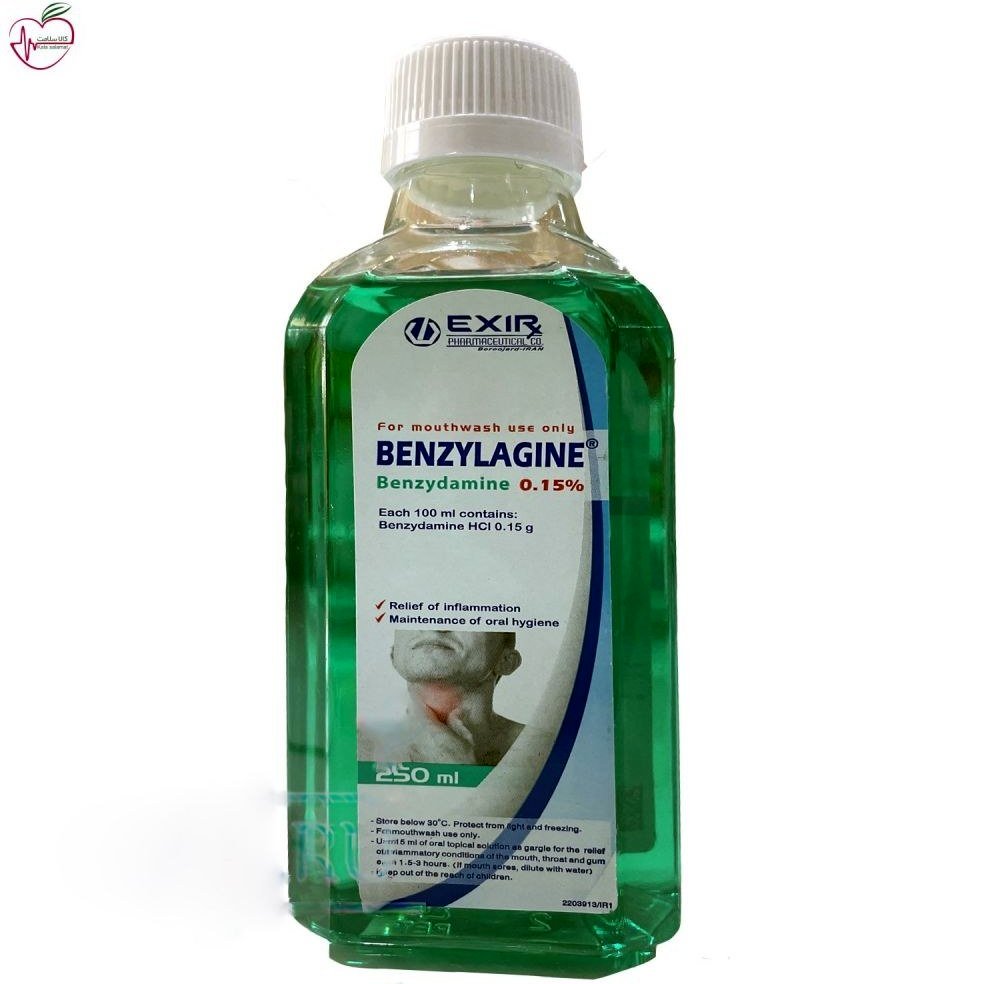 طریقه مصرف دهانشویه بنزیدامین چگونه است؟+ قیمت و عوارض
