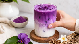 اوبه چیست؟ آشنایی با نوشیدنی بنفشی که جای ماچا را می‌گیرد