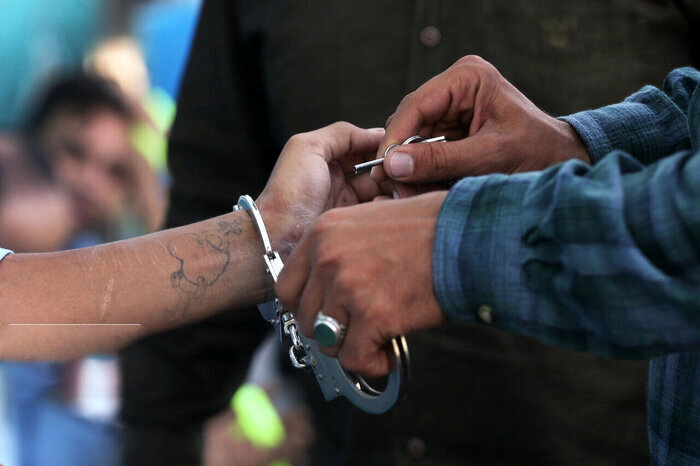 شرور سابقه دار در دام پلیس گرفتار شد