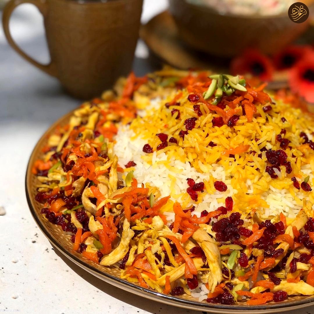 طرز تهیه هویج پلو مجلسی با گوشت،مرغ و بدون گوشت + فوت‌و فن