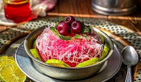 فالوده خانگی خوشمزه با نشاسته | آموزش ساده و ویدیویی برای تابستان