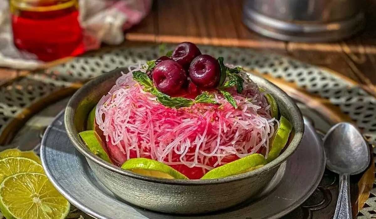 فالوده خانگی خوشمزه با نشاسته | آموزش ساده و ویدیویی برای تابستان