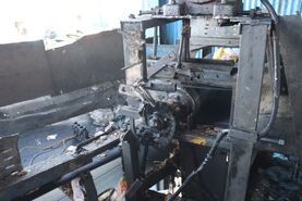 دست یک کارگر جوان افغانستانی در دستگاه نقاله گیر کرد