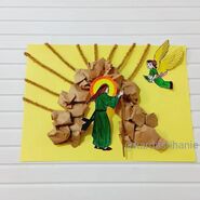 12 ایده کاردستی عید مبعث کودکان ساده و زیبا با فیلم آموزشی 