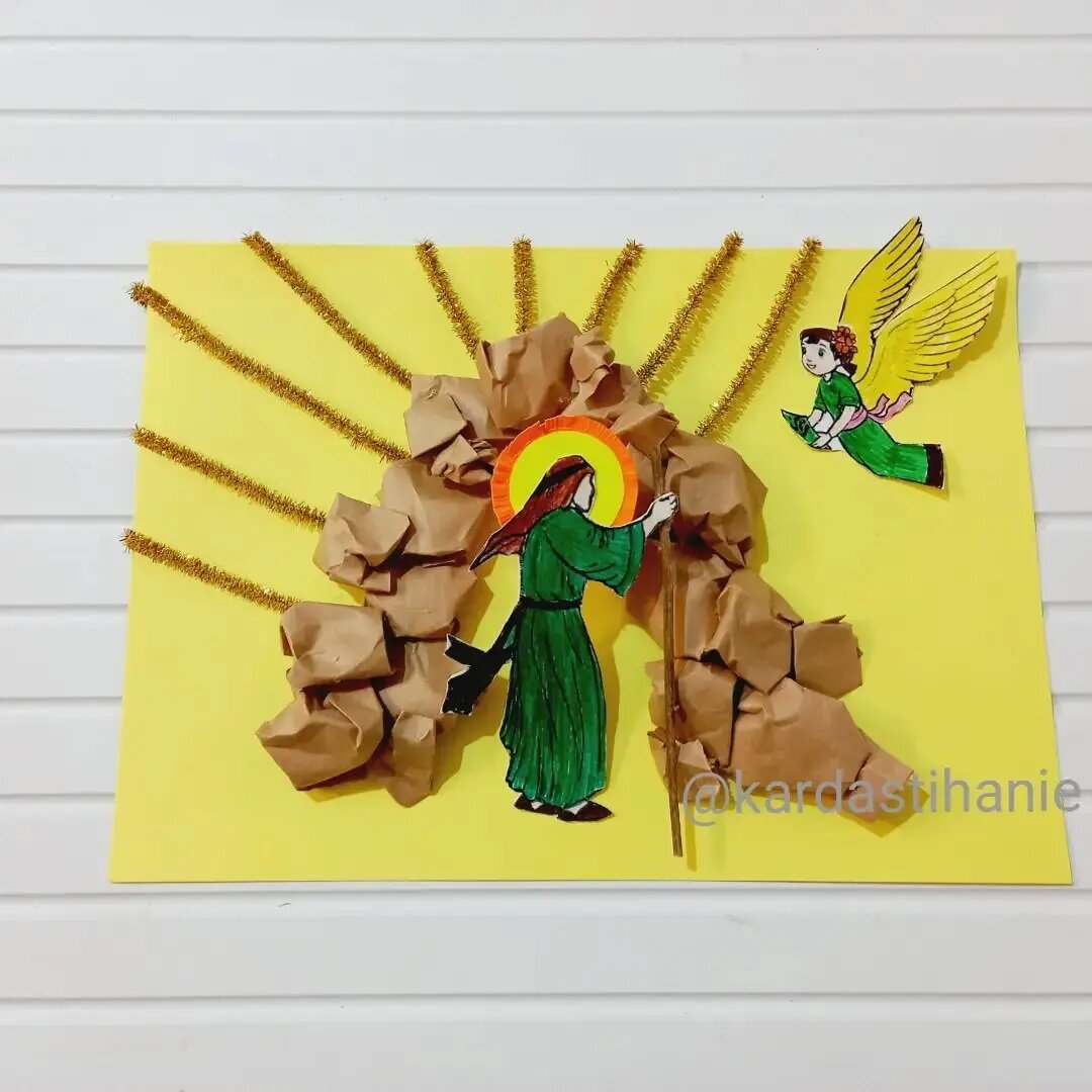 12 ایده کاردستی عید مبعث کودکان ساده و زیبا با فیلم آموزشی 