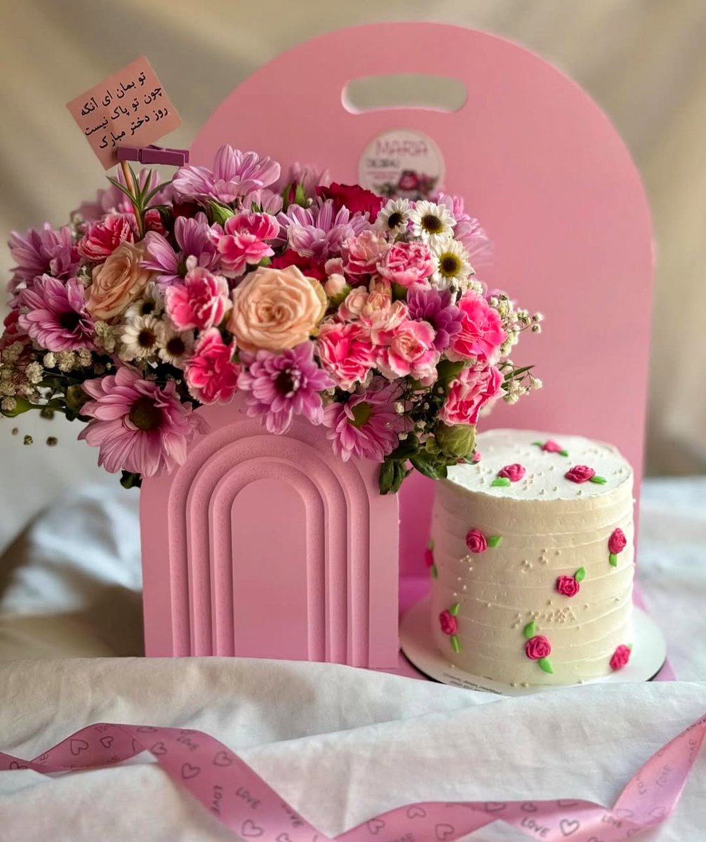 50 مدل کیک روز دختر جدید 1404؛ آموزش طرز تهیه مدل کیک
